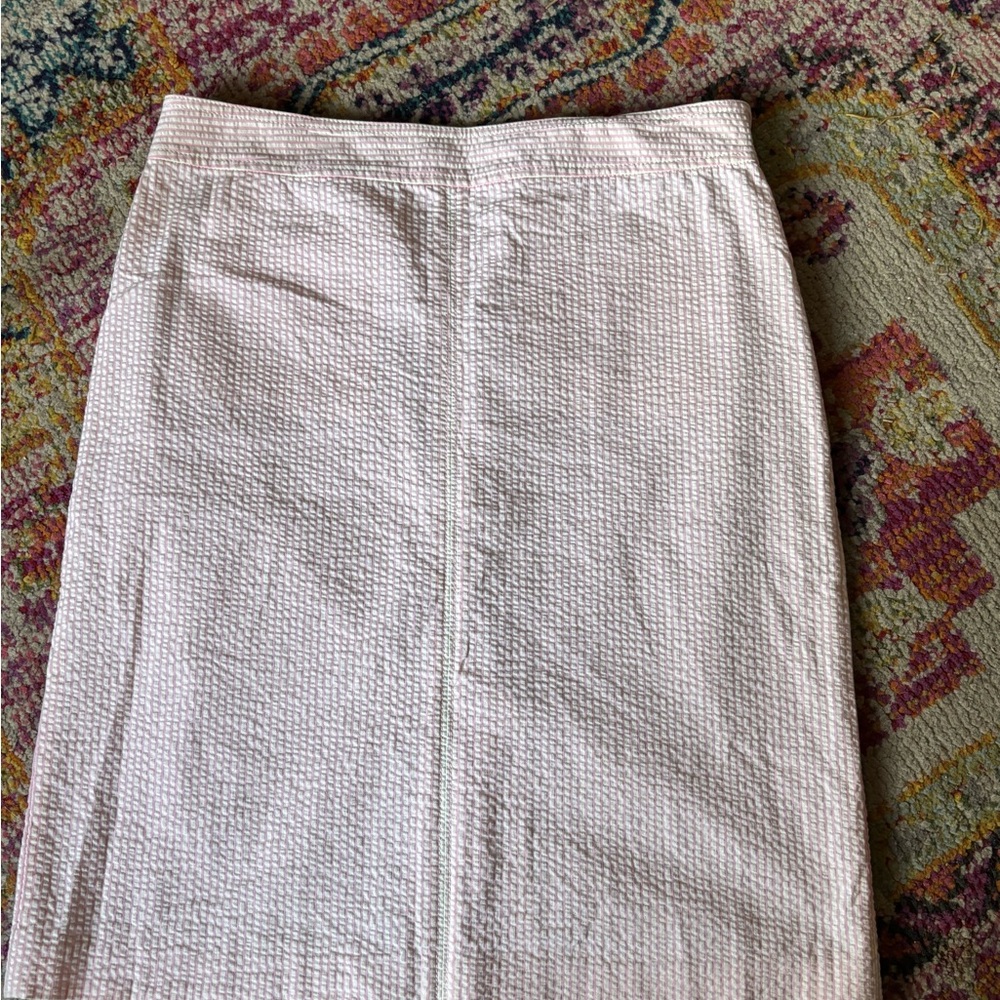 J. Crew Light Pink Textured Pencil Skirt